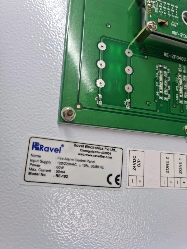 New Ravel RE102 Fire Alaram Control Panel